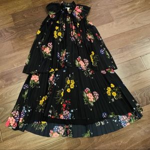 Erdem x H&M pleated dress